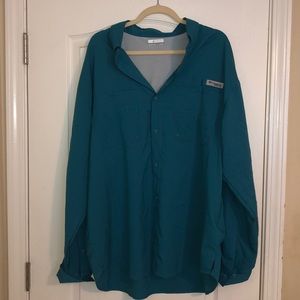 Columbia PFG Teal Men’s shirt
